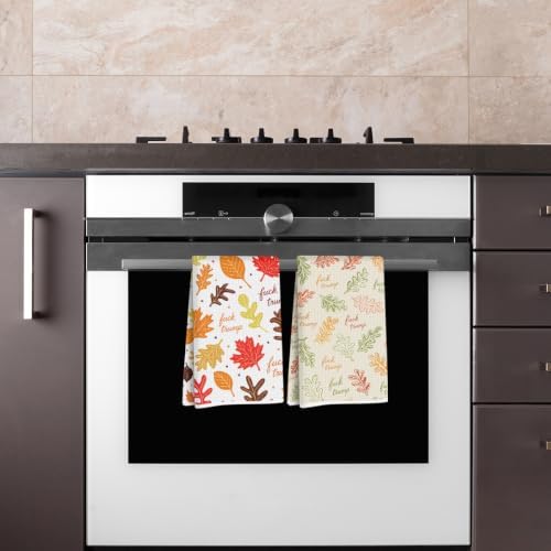 Fall Maple Leaf Trump Kitchen Towels Gifts - Image 4