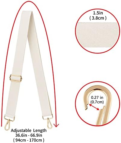 ZOOEASS Wide Shoulder Strap, Adjustable Replacement Belt Crossbody Canvas Bag - Image 3