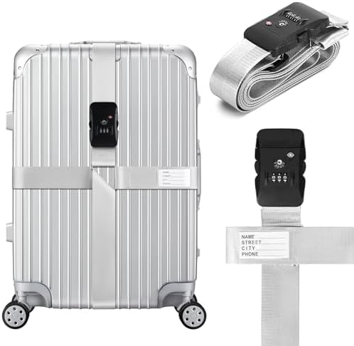 TSA Approved Luggage Straps by Linpr