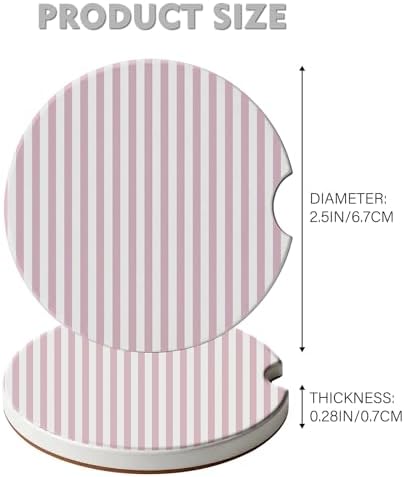 2 Pack Car Coasters for Cup Holders, Cute Car Accessories Interior - Image 4