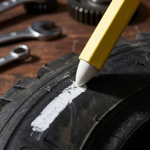 Beaupretty 12pcs Yellow Tire Marker Pen Wax Crayon - Image 3