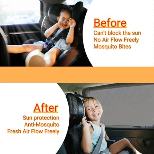 2 Pack Universal Car Rear Window Screen 25" x43'' - Image 6
