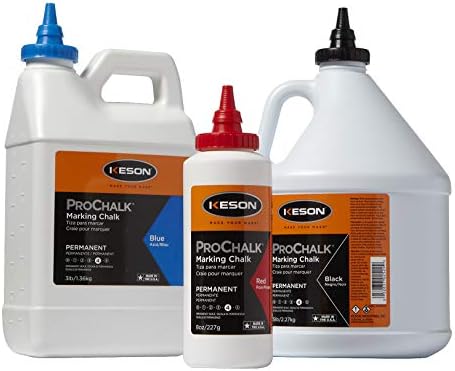 Keson 103BLACK Prochalk Semi-Permanent Marking Chalk, 3 lb - Image 2
