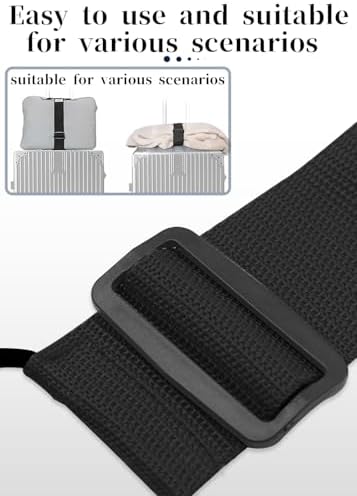 2Pcs Luggage Straps Bag Bungee Luggage Straps Suitcase Adjustable Belt，Add a - Image 6