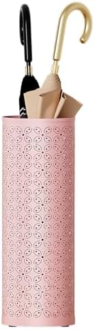 Metal Round Umbrella Stand, Free Standing Umbrella Holder Bin, Canes Walking by Gloserin