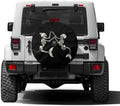 Cat Skeleton Spare Tire Cover by Foruidea