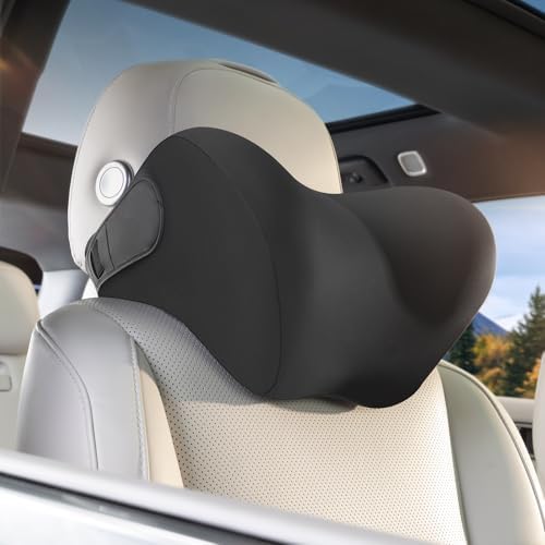 BEBAS Ergonomic Car Headrest Pillow, Memory Foam Neck Support by BEBAS