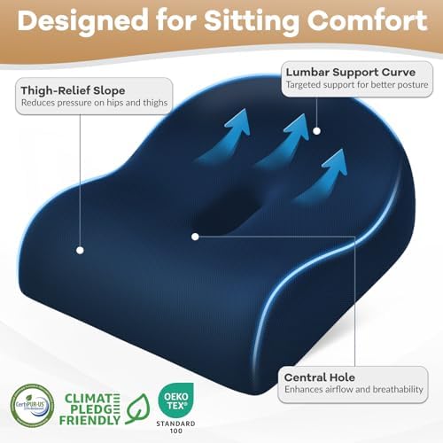 Ergonomic Memory Foam Seat Cushion - Image 2