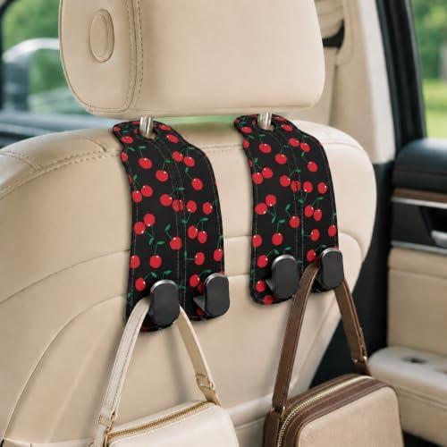 Cute Cherry Car Seat Back Storage Headrest Hooks - Image 5