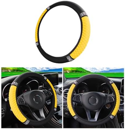 Osilly 15 Inch Rhinestone Leather Steering Wheel Cover by Osilly