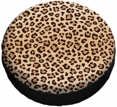 Leopard Print Spare Tire Cover 17 inch Wheel Animal Print Protectors - Image 3