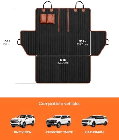 Owleys SUV Cargo Liner for Dogs, Waterproof Trunk Cover, 102 x 61 in - Image 2