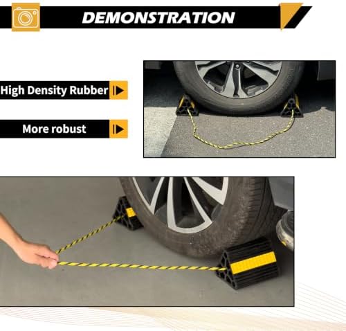 Wheel Chocks for Trailers RVs Camper Trucks 2Pair/4Pack - Image 5