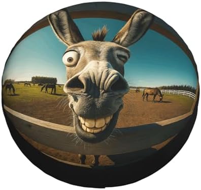 Funny Donkey Spare Tire Cover Weatherproof Universal Wheel Protectors Wheel - Image 3