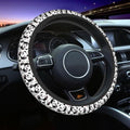 Cute Cartoon Panda Steering Wheel Covers Non Slip Neoprene Universal 15 Inch by KUOAICY