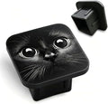 Hitch Cover Elegant Black Cat Eyes Square Towing Hitch Covers 2” Heavy Duty by Unknown