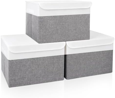 Bagnizer Large 17" 42 Quarts Collapsible Stackable Storage Bins by Bagnizer
