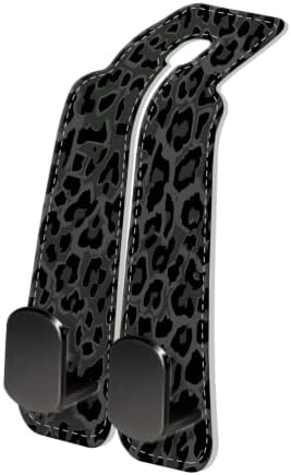 PU Leather Car Seat Hook, Storage Headrest Hanger, Cute Car Backseat Organizer by Unknown