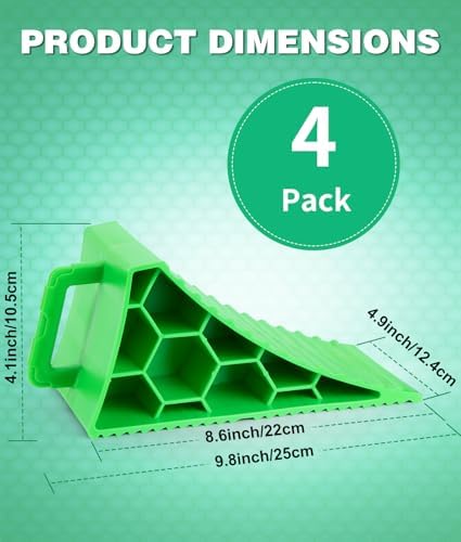 PAHTTO Wheel Chocks 4 Pack, RV Chocks - Image 2