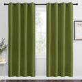 NICETOWN Olive Green Blackout Curtains 78 inches Length by NICETOWN