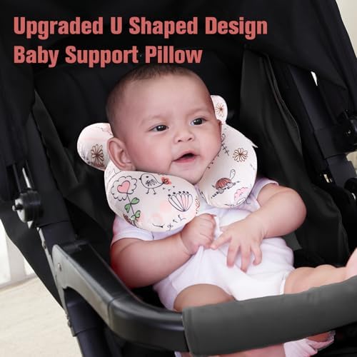 KAKIBLIN Baby Neck Pillow, Baby Support Pillow, Babies Head Pillows - Image 3