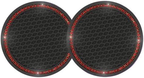 2PCS Bling Car Cup Coaster, Universal Cup Holder Insert Coaster, Rhinestone by Yousheng