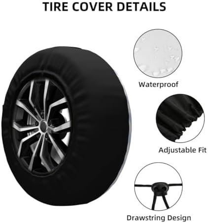 Abstract Starry Sky Spare Tire Cover - Image 7