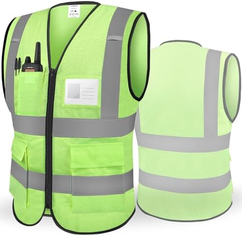 TICONN High Visibility Reflective Safety Vest by TICONN