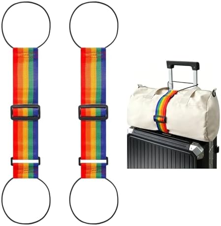 2 Pack Multi Use Strong Adjustable Luggage Connector Straps by Unknown