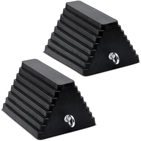 Vergo Industrial Extra Large Wheel Chock 2-Pack by Vergo