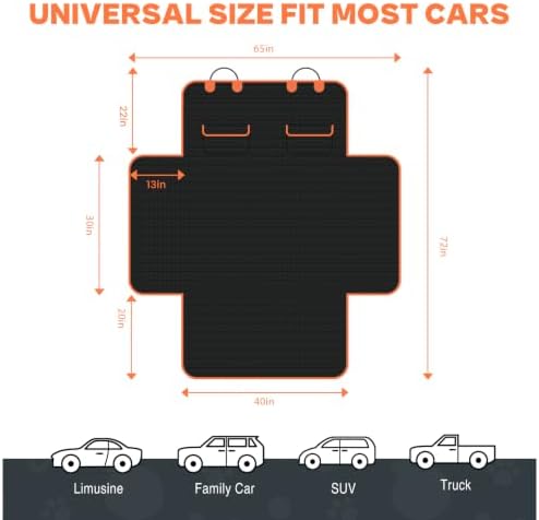 IVY&LANE SUV Cargo Liner for Dogs, Waterproof Trunk Cover Dog Car Seat Mat for - Image 2