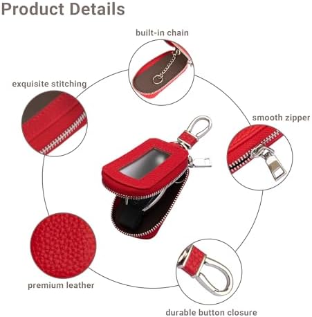 Yuoyar Premium Leather Key Fob Case - Image 5