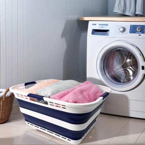 SAMMART 42L Collapsible Plastic Storage Basket - Image 5