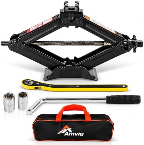 Car Jack Kit 3 Ton Scissor Jack by Unknown