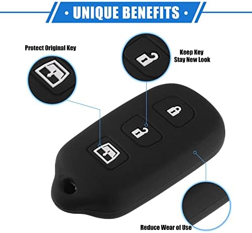 2 Pcs Key Fob Case Cover Compatible - Image 3