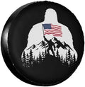 Bigfoot American Flag Spare Tire Cover Wheel Protector Universal Fit by Unknown