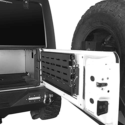 Hooke Road Wrangler JK Tailgate Table Camping Cargo Shelf Storage Rack - Image 5