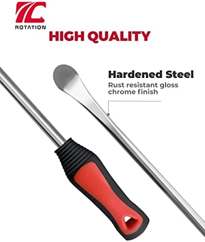 ROTATION 11.5 inch Steel Tire Spoon Lever Iron Tool Kit, Professional Tire - Image 2