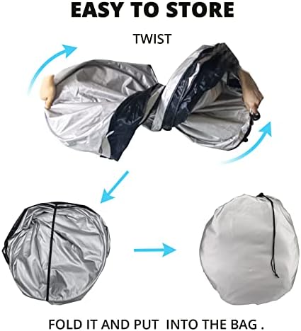 Semi Truck Sun Shade for Windshield and Side Windows | Upgrade 300T Semi Window - Image 7
