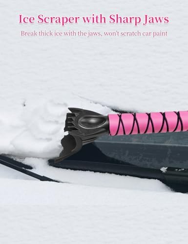 HEEYA Snow Brush for Car, Extendable Ice Scraper - Image 5