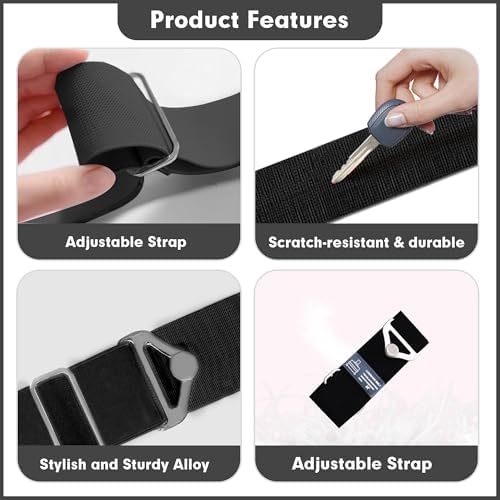 2-in-1 Travel Belt for Luggage Over Handle, Luggage Belt for Carry on Bag - Image 4