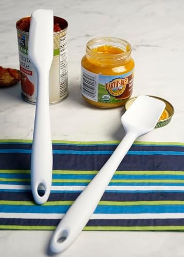 RSVP International Ela Collection Silicone Coated Steel, Mini Spatula/Spoon - Image 3