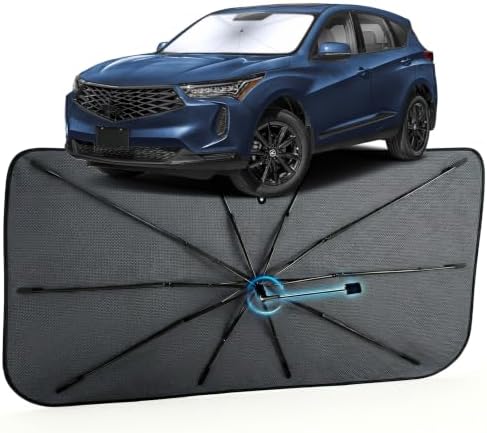 Car Windshield Sun Shade for Acura RDX 2019-2026, Foldable Car Sunshade by MakeLifeBetter