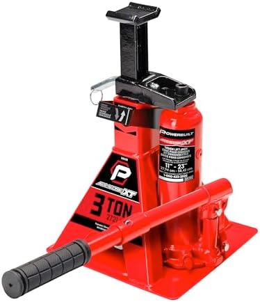 POWERBUILT 3 Ton All-in-One Hydraulic Bottle Jack and Jackstand in One by PowerbuiltTools