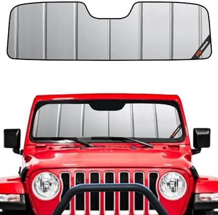 Pigenius Windshield Shade for Jeep Wrangler JL 2018-2026, Gladiator 2020-2026 by Pigenius
