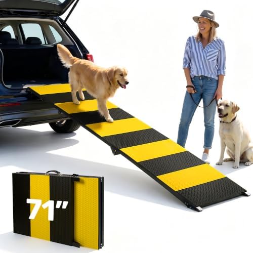 Heeyoo 71" Extra Long Dog Ramp for Car SUV Truck by Heeyoo