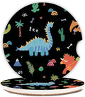 Cute Dinosaur Cup Holders Car Coasters Set by Unknown