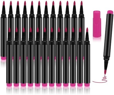 24 PCS Rose Liquid Chalk Markers Wet or Dry Erase Fine Tip Neon Pens by Unknown