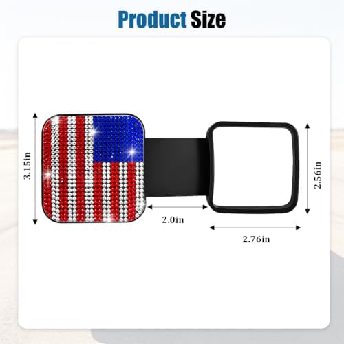 Bling 2" Trailer Hitch Cover - Image 2