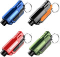 4PCS Car Window Breaker Seatbelt Cutter, Emergency Keychain Car Escape Tool by Unknown